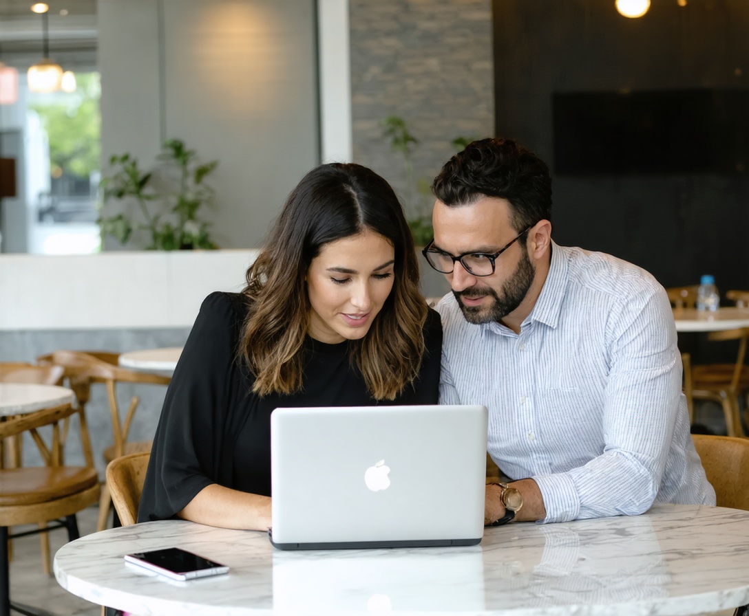 Podnikatelia diskutujúci o biznis stratégii v modernej kancelárii